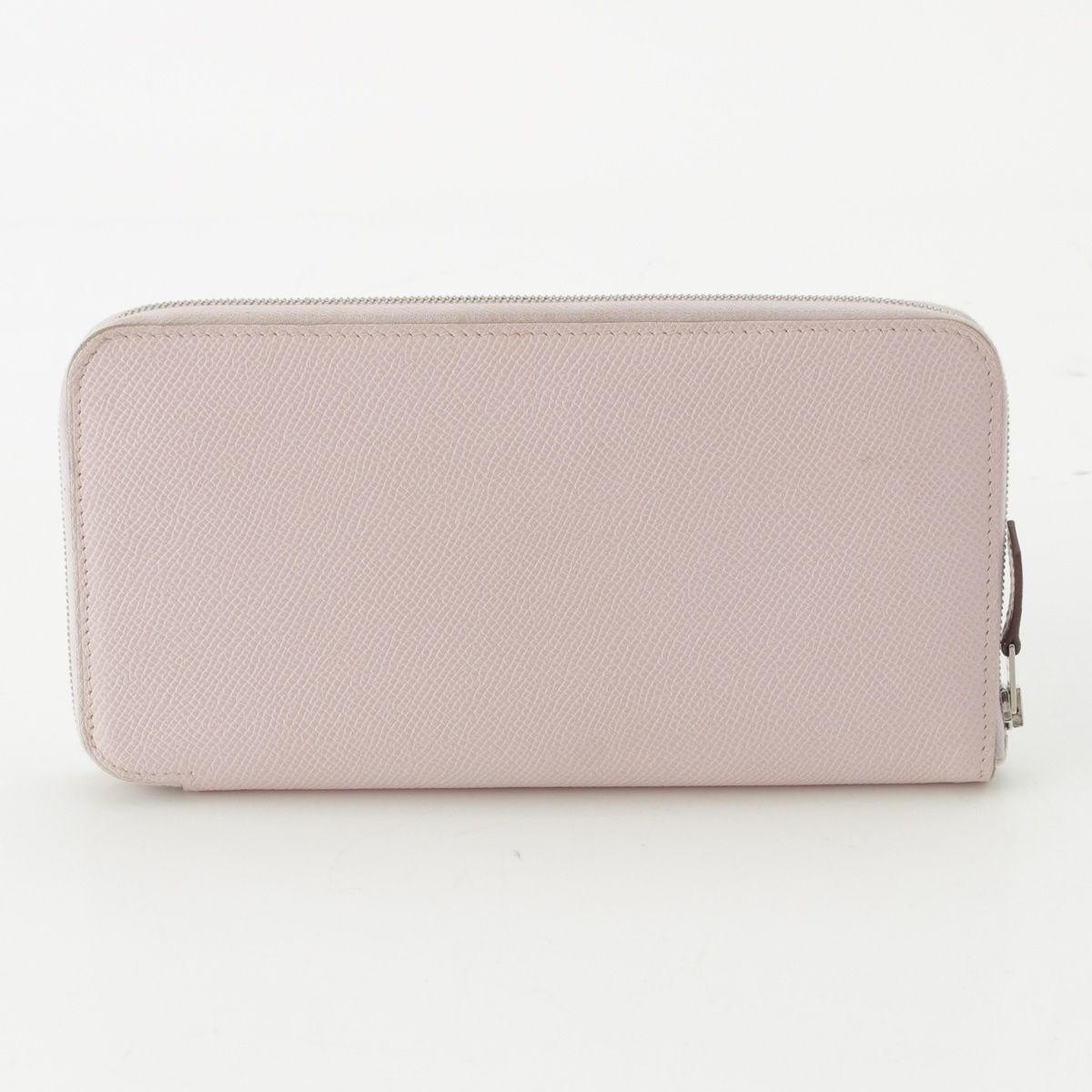 Hermes Azap Long Silk in Epsom Wallet Mauvepere Pink — view 2