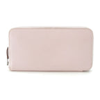 Hermes Azap Long Silk in Epsom Wallet Mauvepere Pink