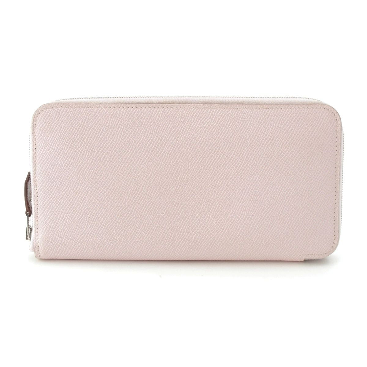 Hermes Azap Long Silk in Epsom Wallet Mauvepere Pink