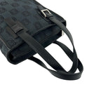 Loewe Vintage Anagram Pattern Canvas Leather Handbag Mini Tote Black — view 4