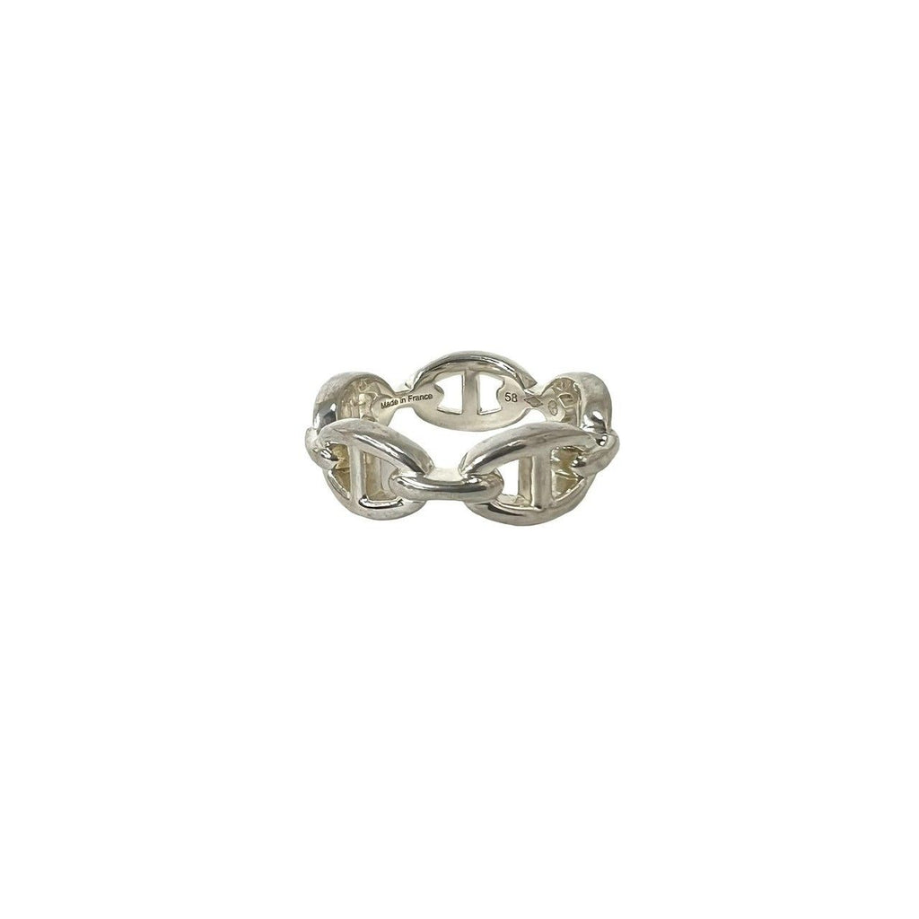 Hermes Chaine D'ancre Ring 925 Sterling Silver — view 6