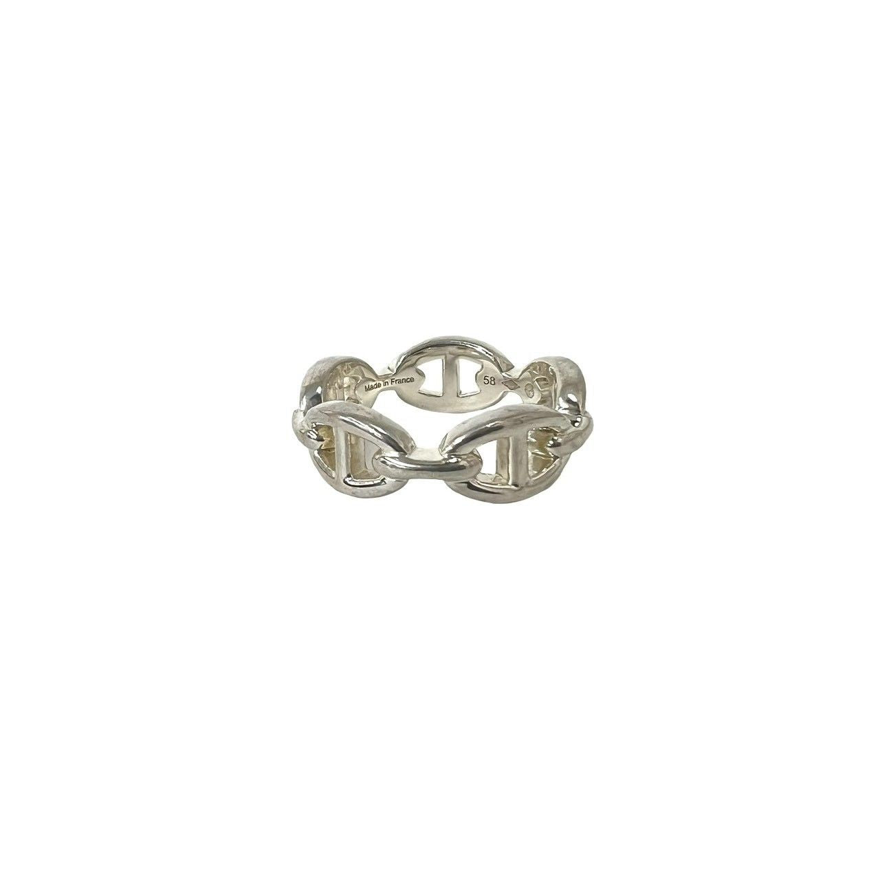 Hermes Chaine D'ancre Ring 925 Sterling Silver — view 6