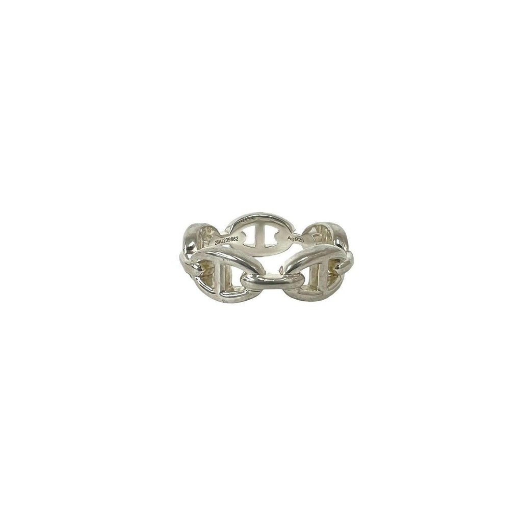 Hermes Chaine D'ancre Ring 925 Sterling Silver — view 5