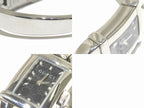 Gucci Bangle Watch Quartz Silver SS Black Dial GG Pattern — view 3