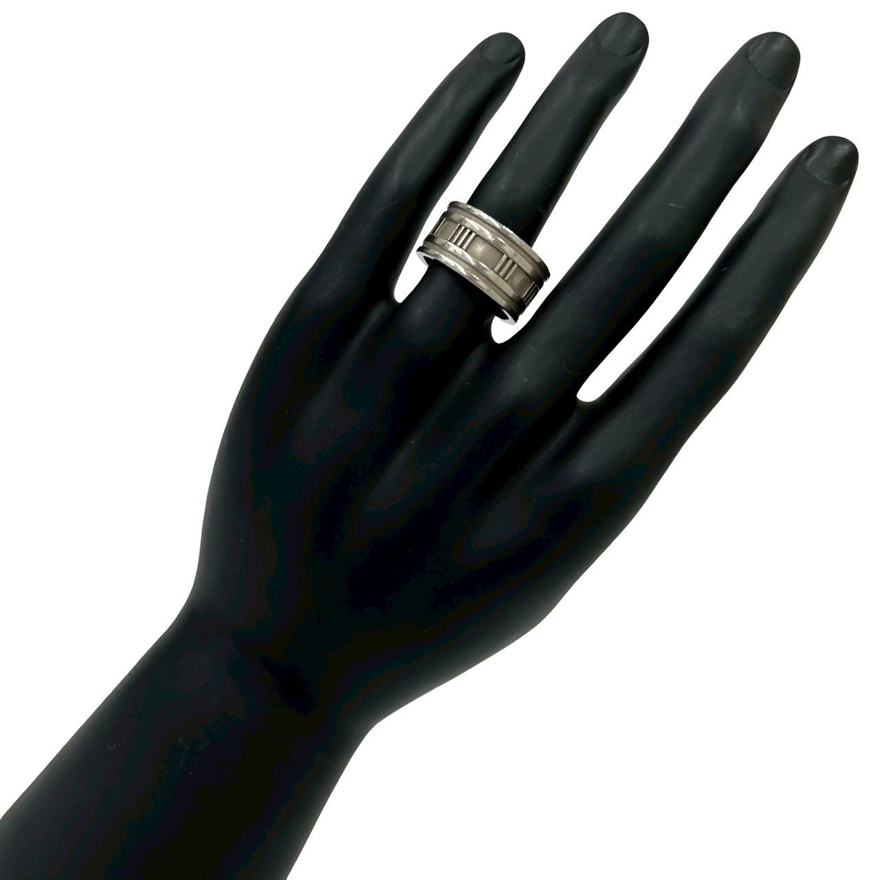 Tiffany & Co Vintage Atlas Wide Ring 925 Sterling Silver — view 2