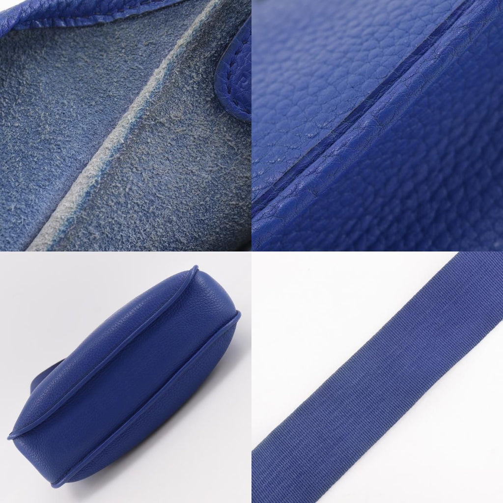 Hermes Evelyne 1 GM Ardennes Blue Gold Shoulder — view 8