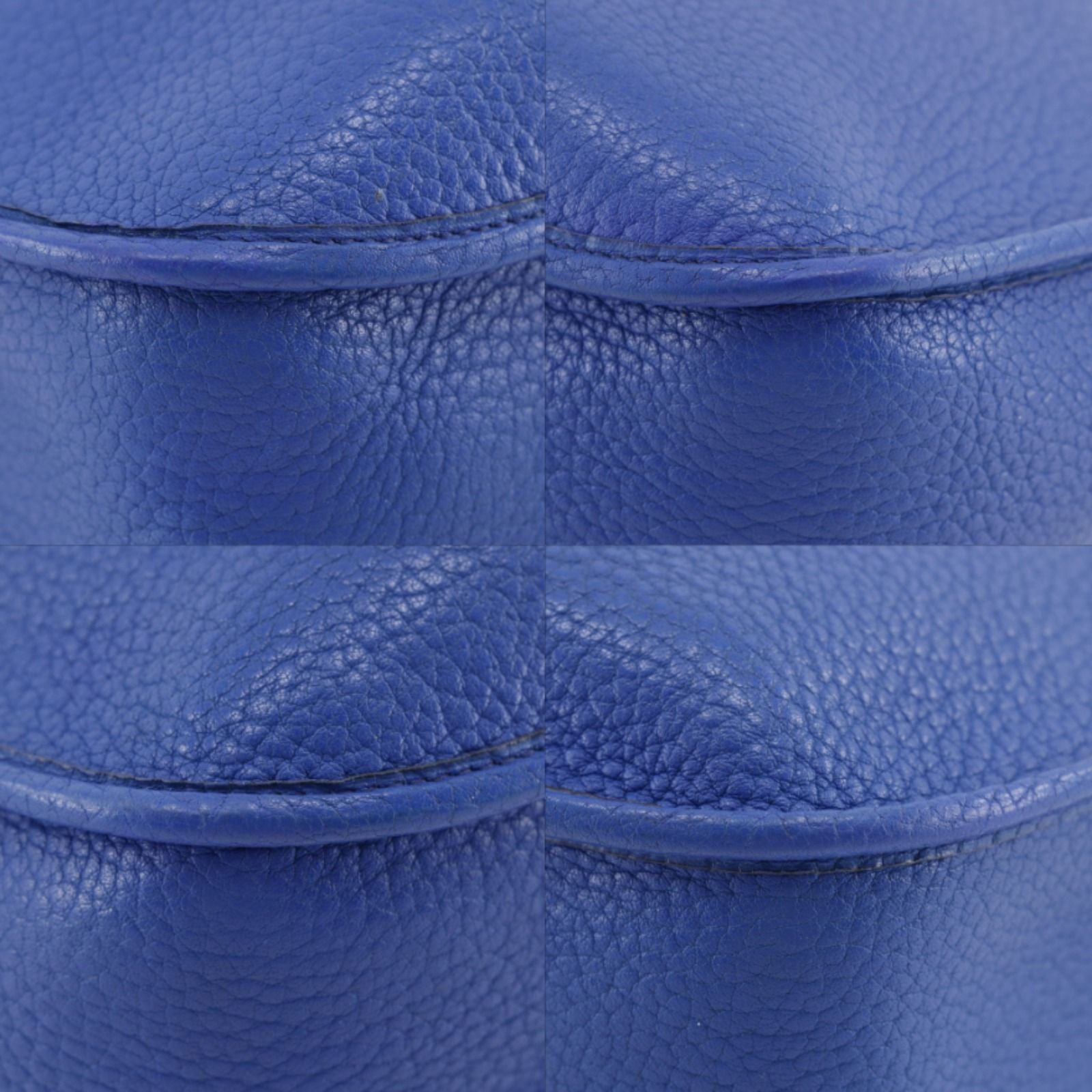 Hermes Evelyne 1 GM Ardennes Blue Gold Shoulder — view 4