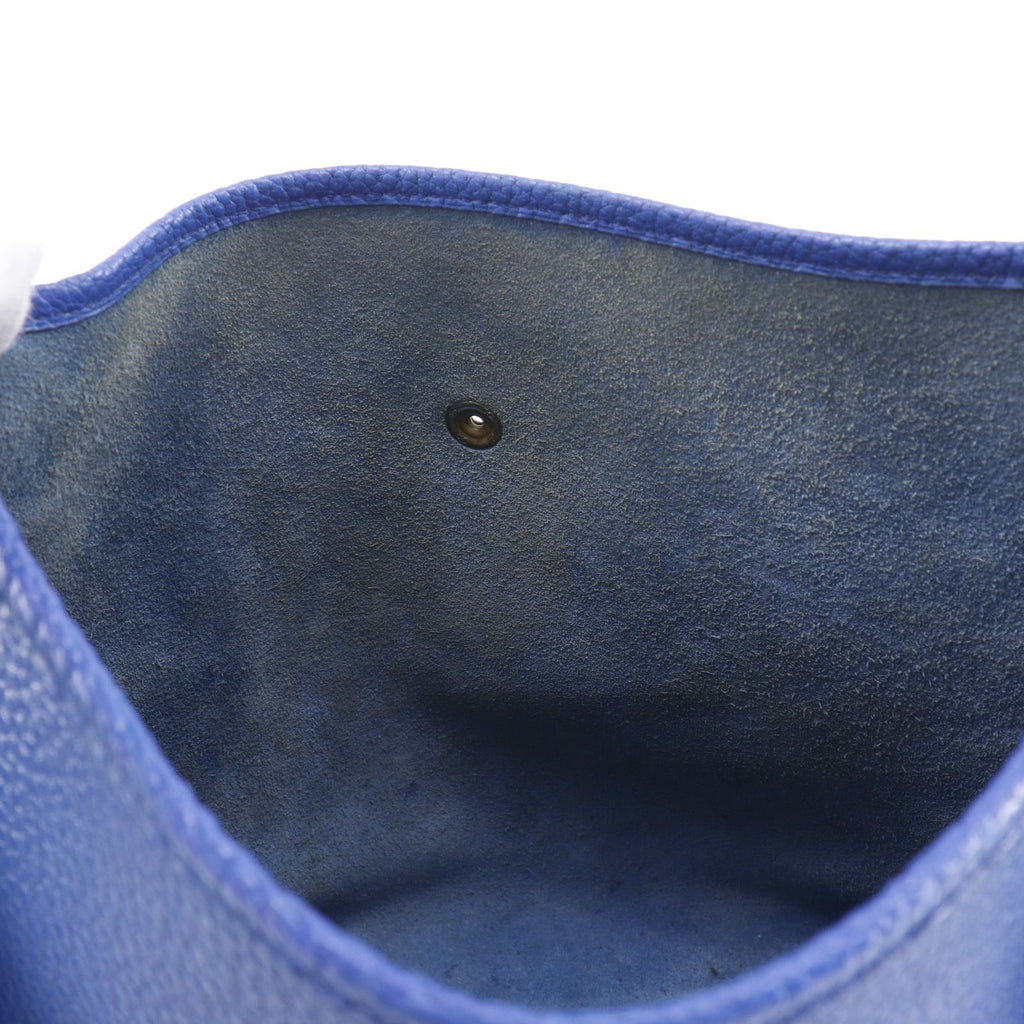 Hermes Evelyne 1 GM Ardennes Blue Gold Shoulder — view 6