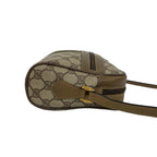 Gucci Vintage Sherry Line GG Logo Pattern Leather Shoulder Bag Brown — view 8