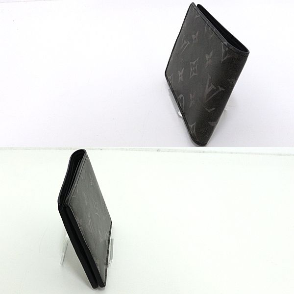 Louis Vuitton Portefeuil Calf Bifold Wallet Black — view 5