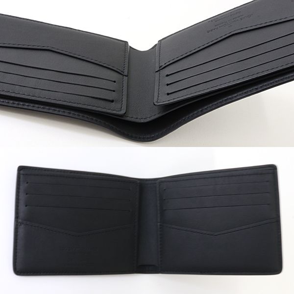 Louis Vuitton Portefeuil Calf Bifold Wallet Black — view 4