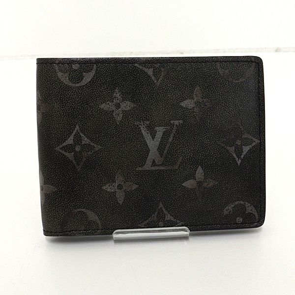 Louis Vuitton Portefeuil Calf Bifold Wallet Black