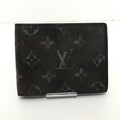 Louis Vuitton Portefeuil Calf Bifold Wallet Black