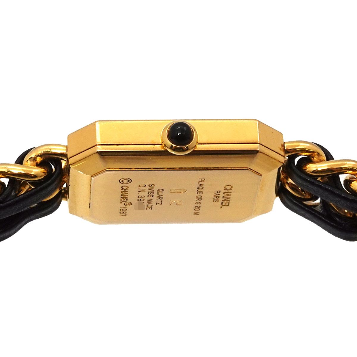 Chanel Premiere L Vintage Watch Black Gold — view 5