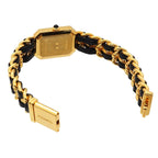 Chanel Premiere L Vintage Watch Black Gold — view 4