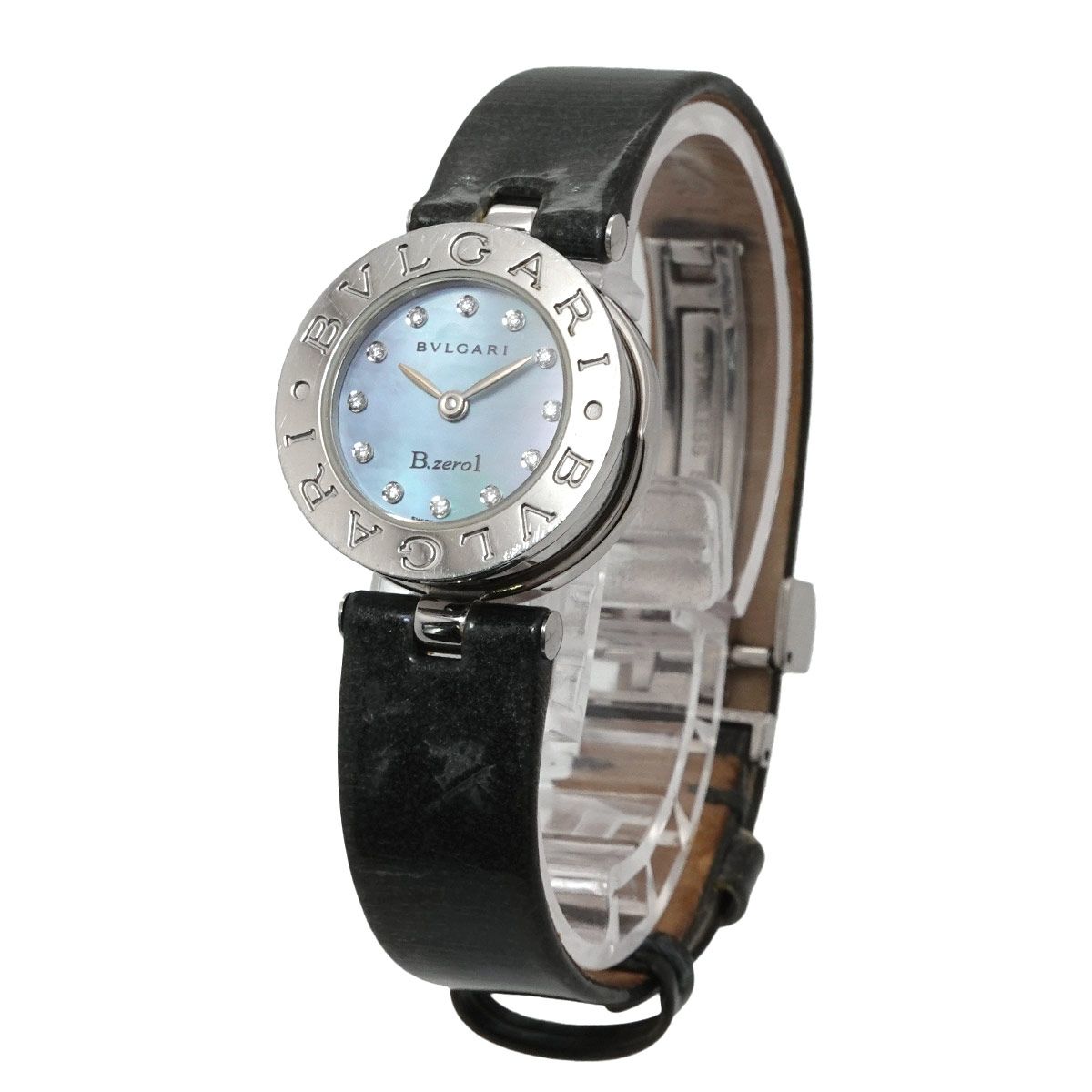 Bvlgari Watch Diamond Blue Shell Quartz — view 3