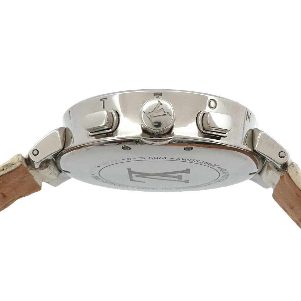 Louis Vuitton Tambour Moon Star MM Blanc Chronograph Date Quartz Watch — view 5
