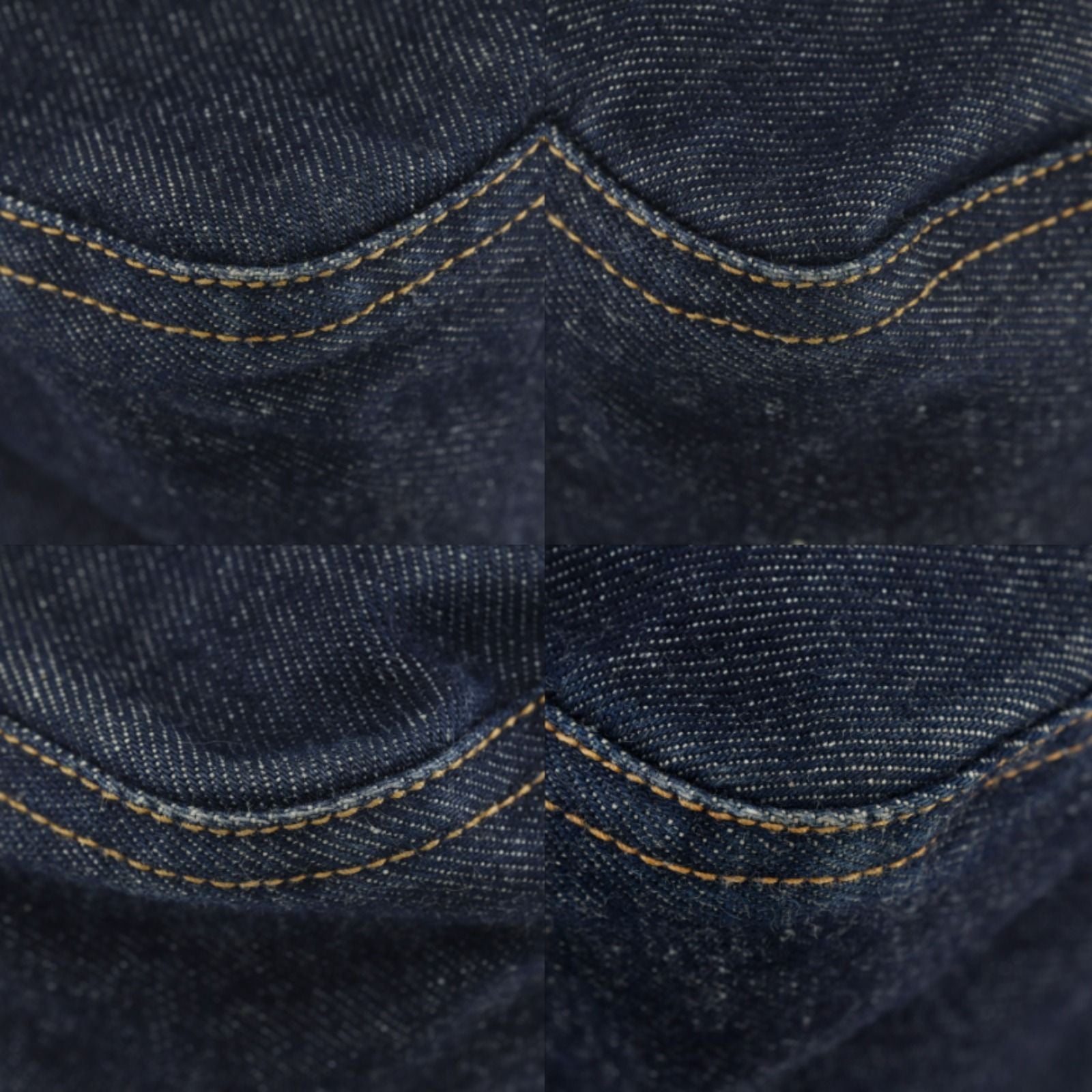 Fendi Mamma Bucket Denim Navy Shoulder — view 4