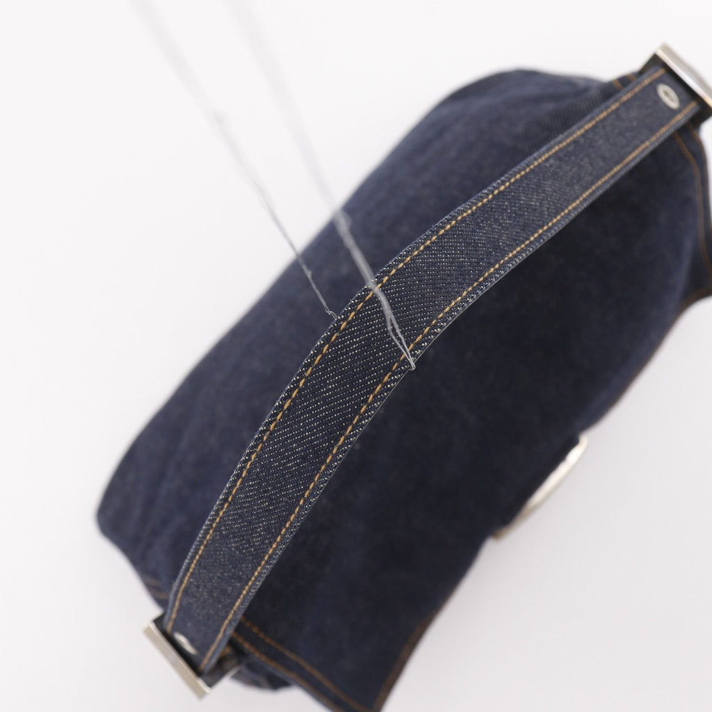 Fendi Mamma Bucket Denim Navy Shoulder — view 5