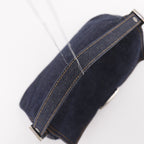 Fendi Mamma Bucket Denim Navy Shoulder — view 5