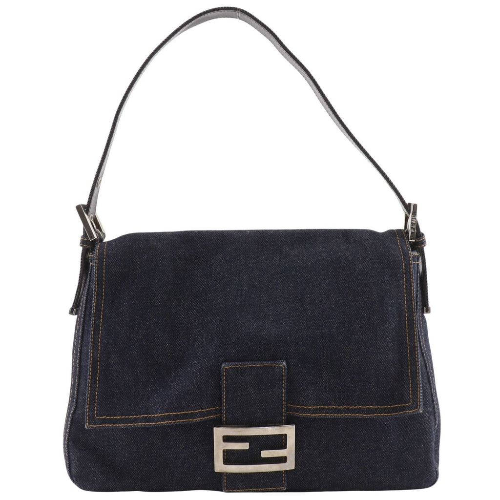 Fendi Mamma Bucket Denim Navy Shoulder
