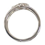 Gucci Interlocking Wide Open Band Stamp Available Ring 925 Sterling Silver — view 6