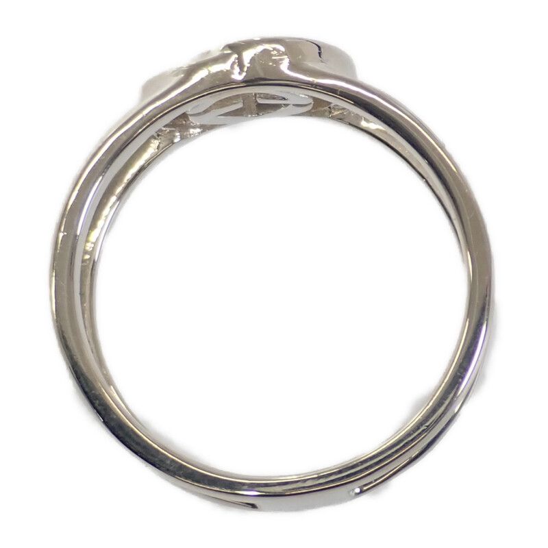 Gucci Interlocking Wide Open Band Stamp Available Ring 925 Sterling Silver — view 6