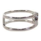 Gucci Interlocking Wide Open Band Stamp Available Ring 925 Sterling Silver — view 3