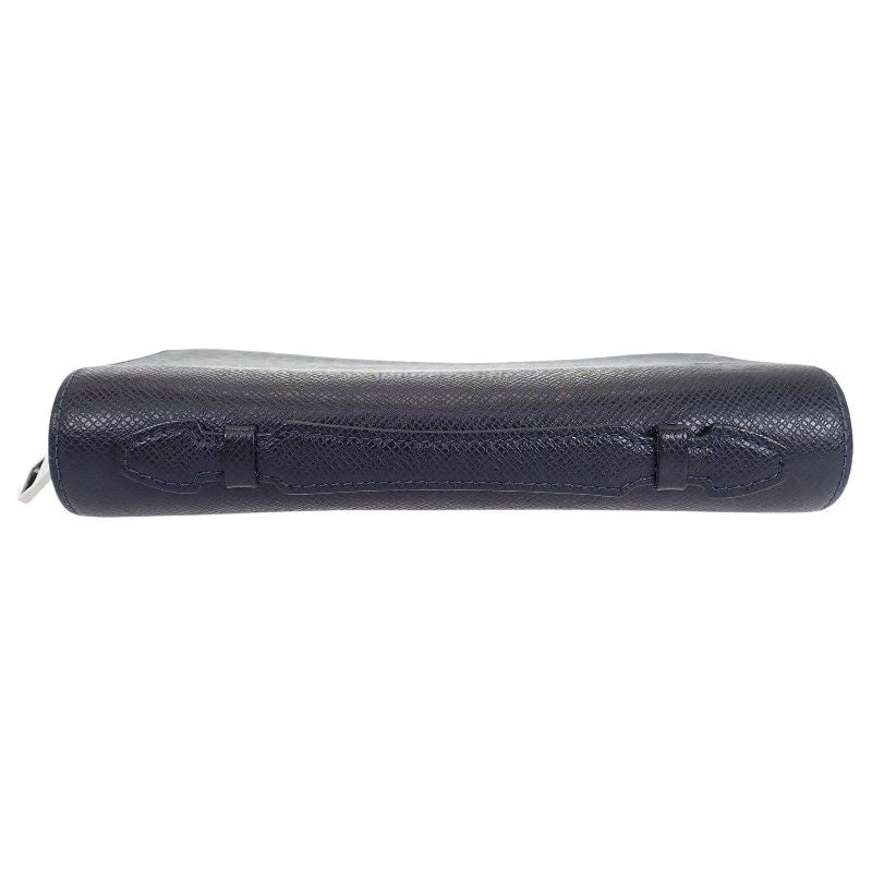 Louis Vuitton Zippy XL Taiga Line Wallet Leather Navy Blue Marine Mini — view 3