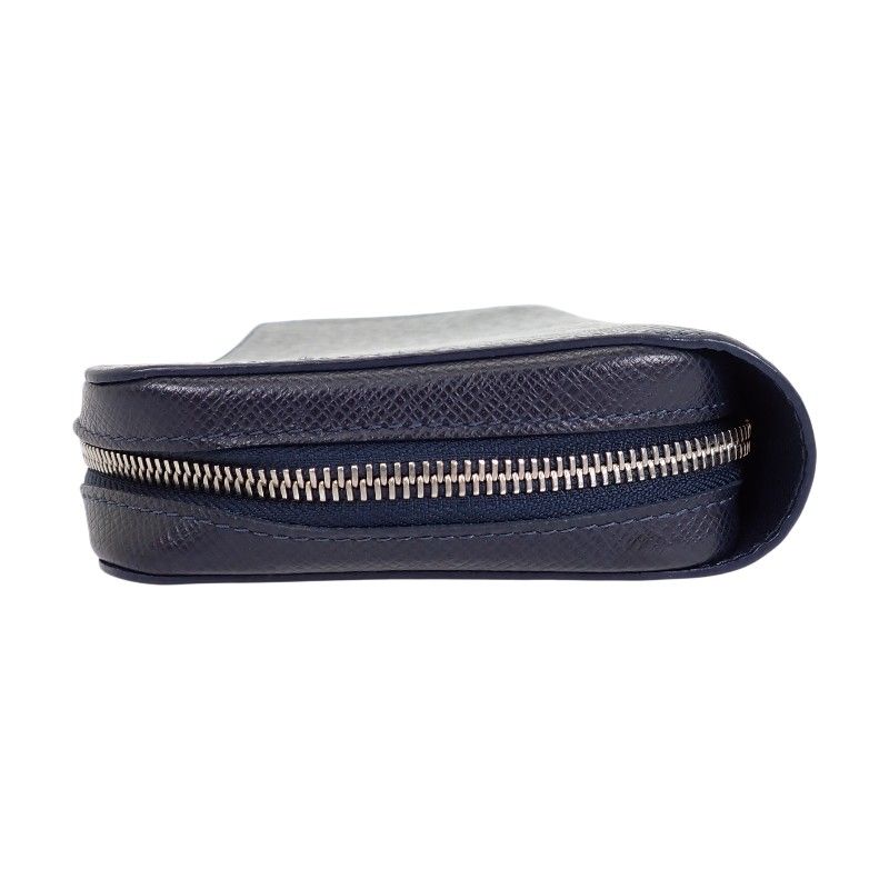 Louis Vuitton Zippy XL Taiga Line Wallet Leather Navy Blue Marine Mini — view 5