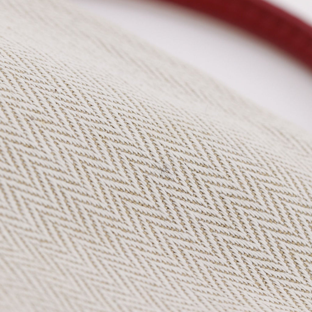 Hermes Aline PM Toileche Blanc Leather Ivory Red Shoulder — view 8