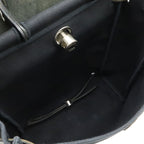 Hermes Herbag a Dos PM Backpack 2-Way Handbag Toile Officier Leather Black — view 6