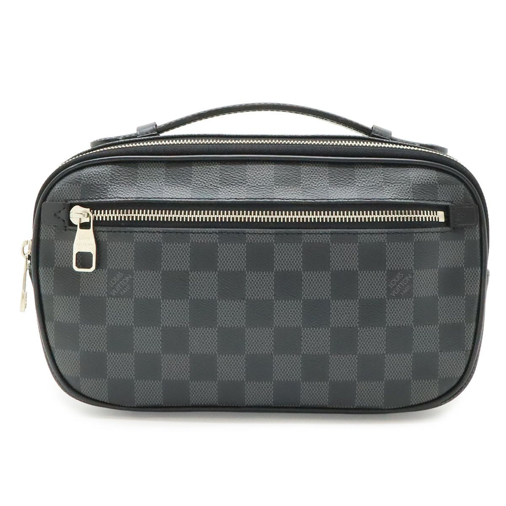 Louis Vuitton Damier Graphite Ambler Bum Bag Crossbody 2-Way