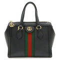 Gucci Ophidia Small Tote Leather Black Gold
