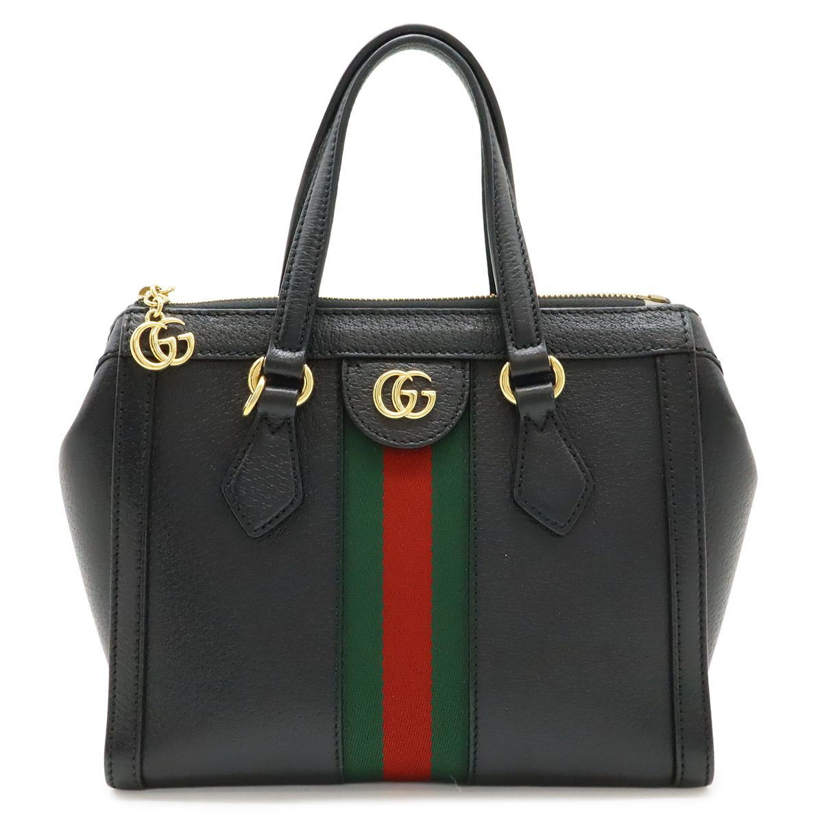 Gucci Ophidia Small Tote Leather Black Gold