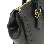Gucci Ophidia Small Tote Leather Black Gold — view 8