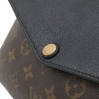Louis Vuitton Monogram Twice Shoulder Bag Pochette Crossbody Noir Black — view 4