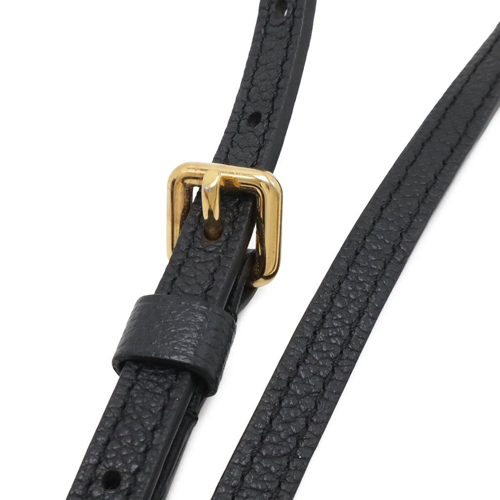 Louis Vuitton Monogram Twice Shoulder Bag Pochette Crossbody Noir Black — view 6