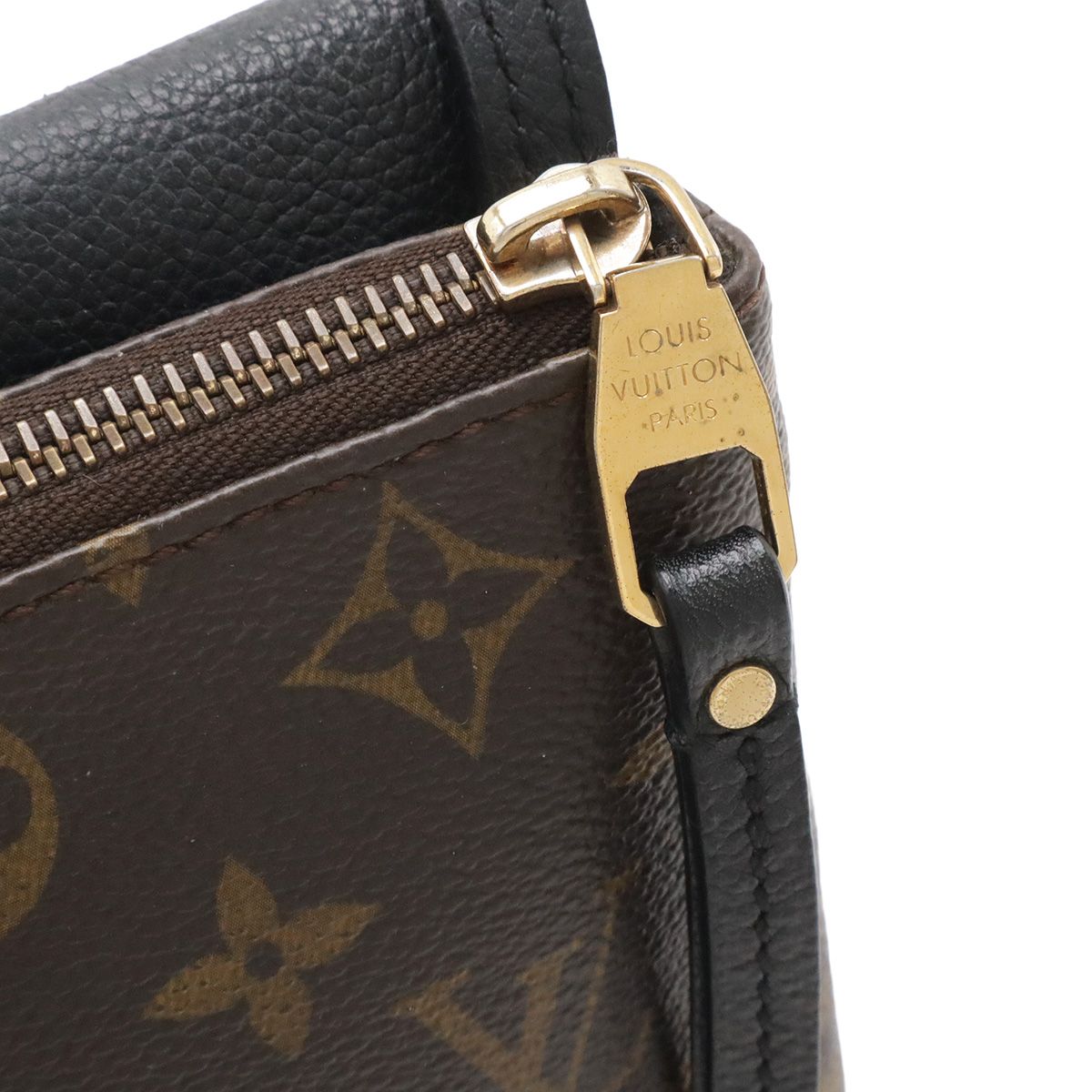 Louis Vuitton Monogram Twice Shoulder Bag Pochette Crossbody Noir Black — view 5