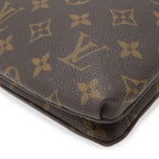 Louis Vuitton Monogram Twice Shoulder Bag Pochette Crossbody Noir Black — view 3