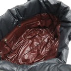 Chanel Coco Cocoon Small Tote Quilted Nylon Leather Black Silver — view 5