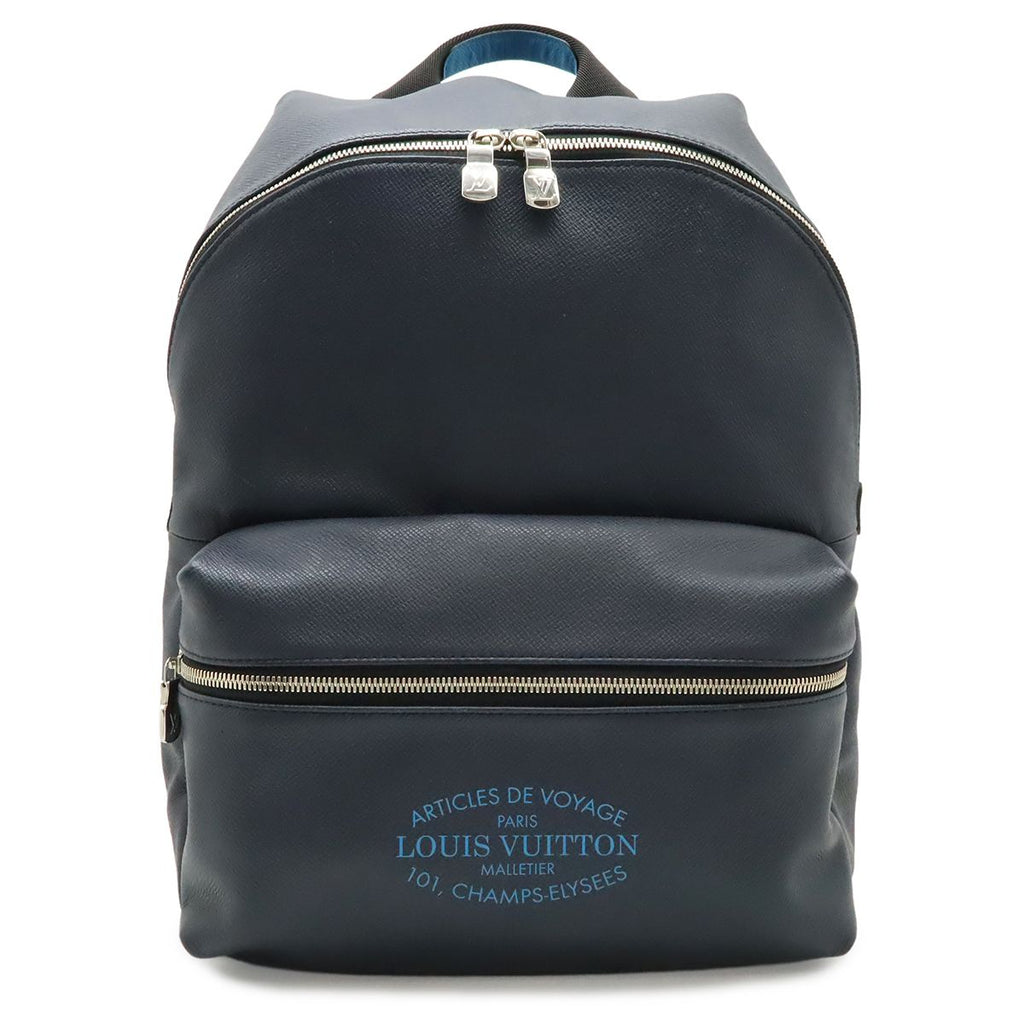 Louis Vuitton Taiga Discovery Backpack PM Blue Marine Navy