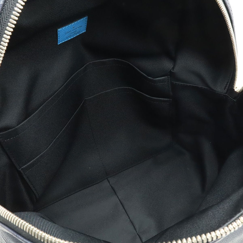 Louis Vuitton Taiga Discovery Backpack PM Blue Marine Navy — view 7