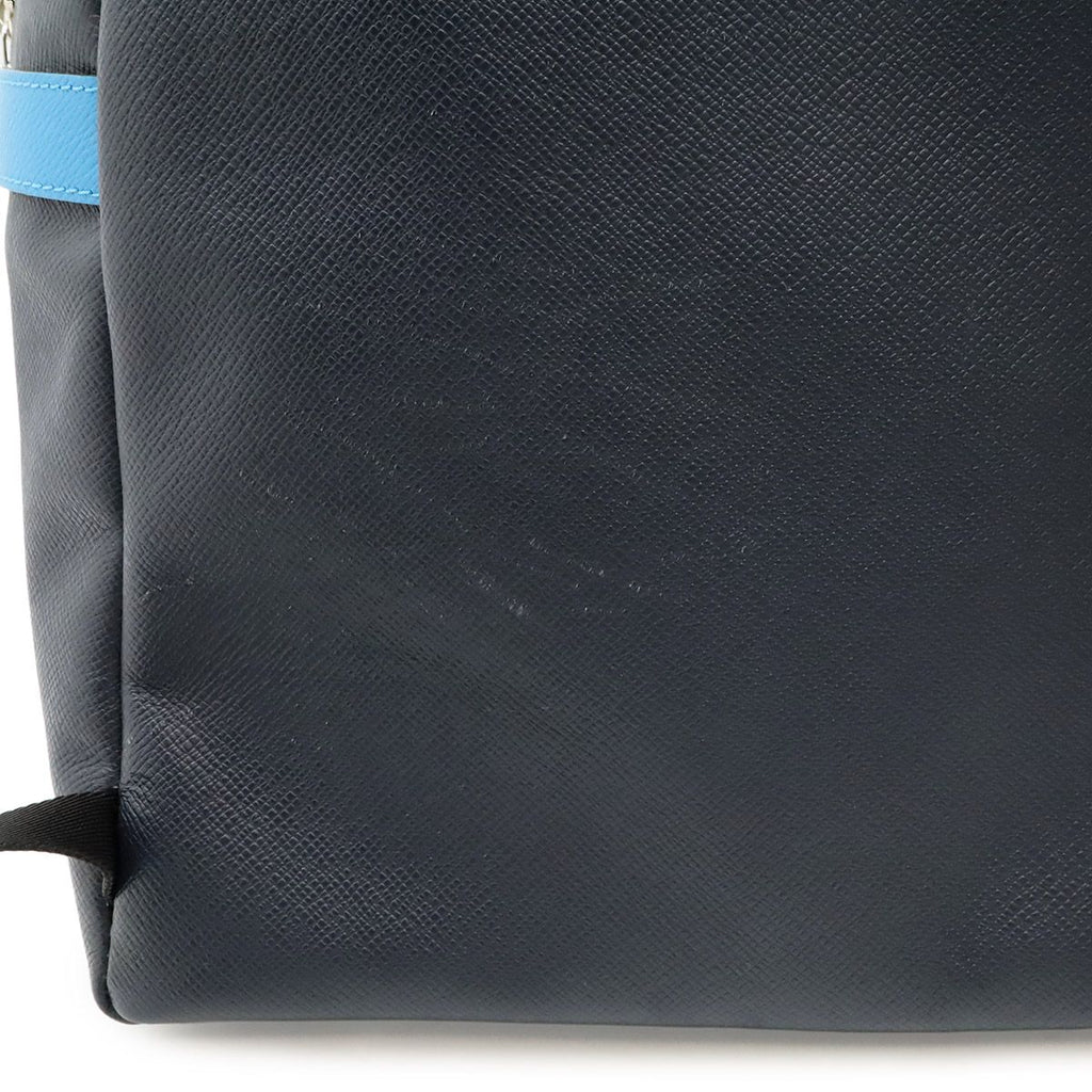 Louis Vuitton Taiga Discovery Backpack PM Blue Marine Navy — view 9