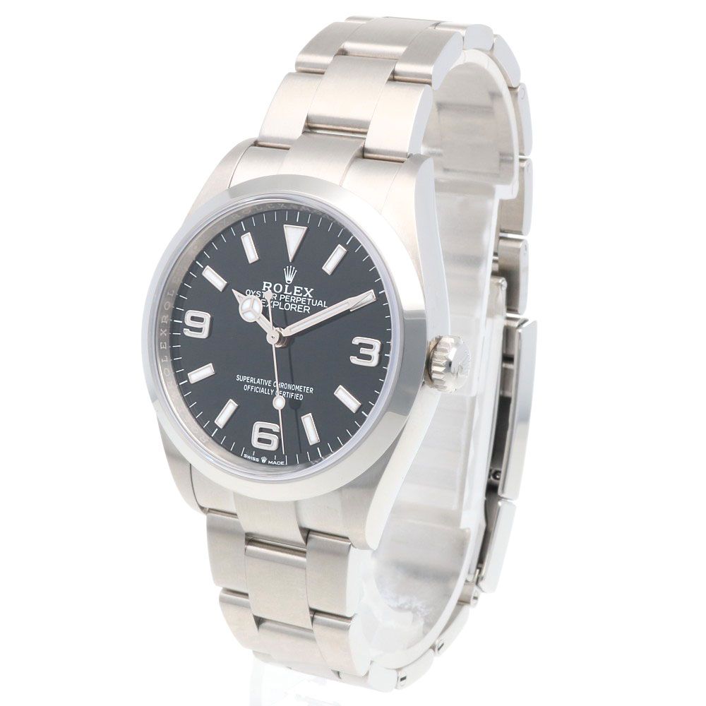 Rolex Explorer Oyster Perpetual Watch Stainless Steel Automatic Winding — view 3