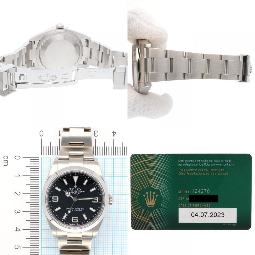 Rolex Explorer Oyster Perpetual Watch Stainless Steel Automatic Winding — view 9