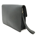 Louis Vuitton Taiga Belair Clutch Ardoise Black Silver — view 2