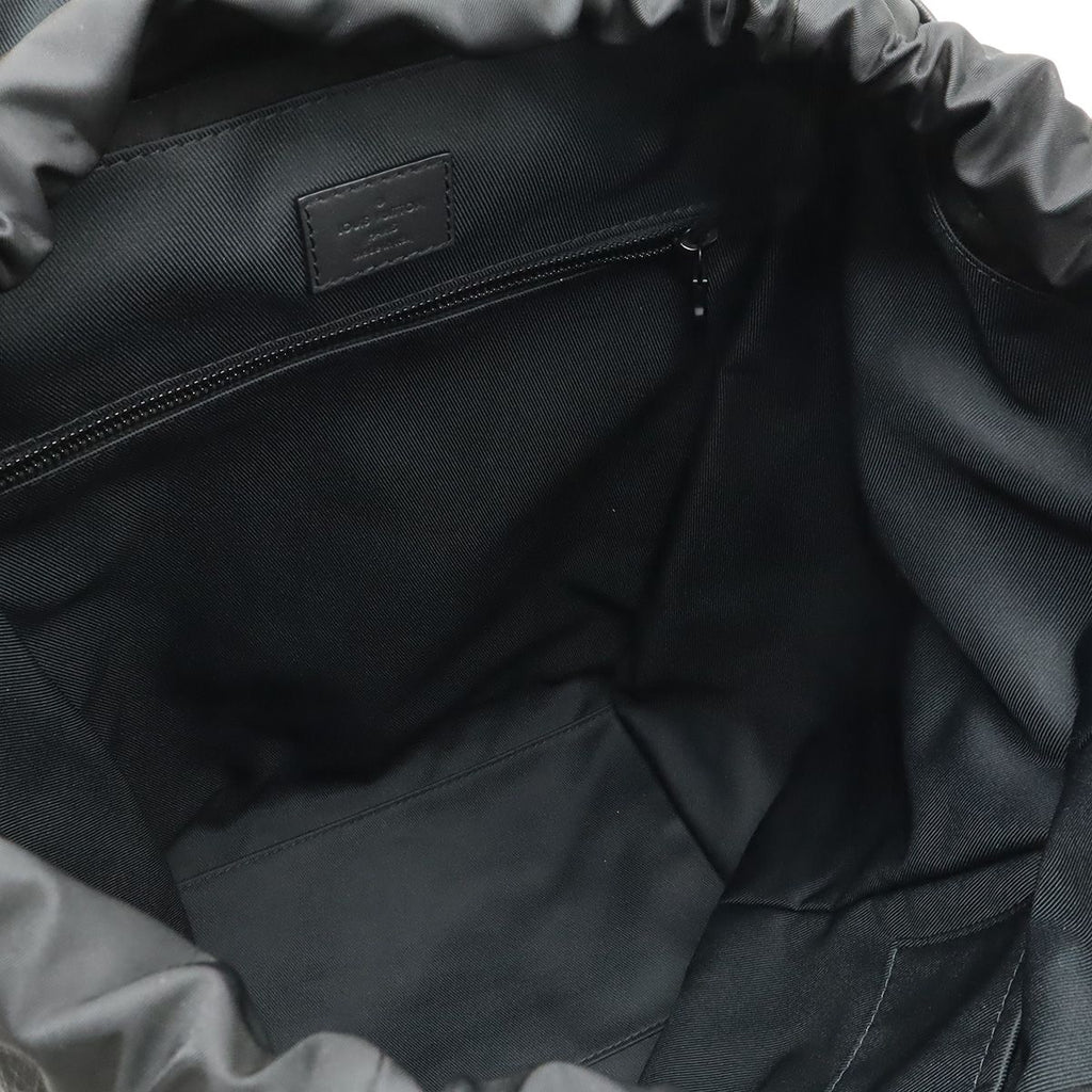 Louis Vuitton Monogram Shadow Discovery Backpack Noir Black — view 6