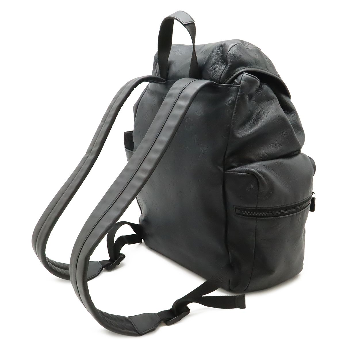 Louis Vuitton Monogram Shadow Discovery Backpack Noir Black — view 2