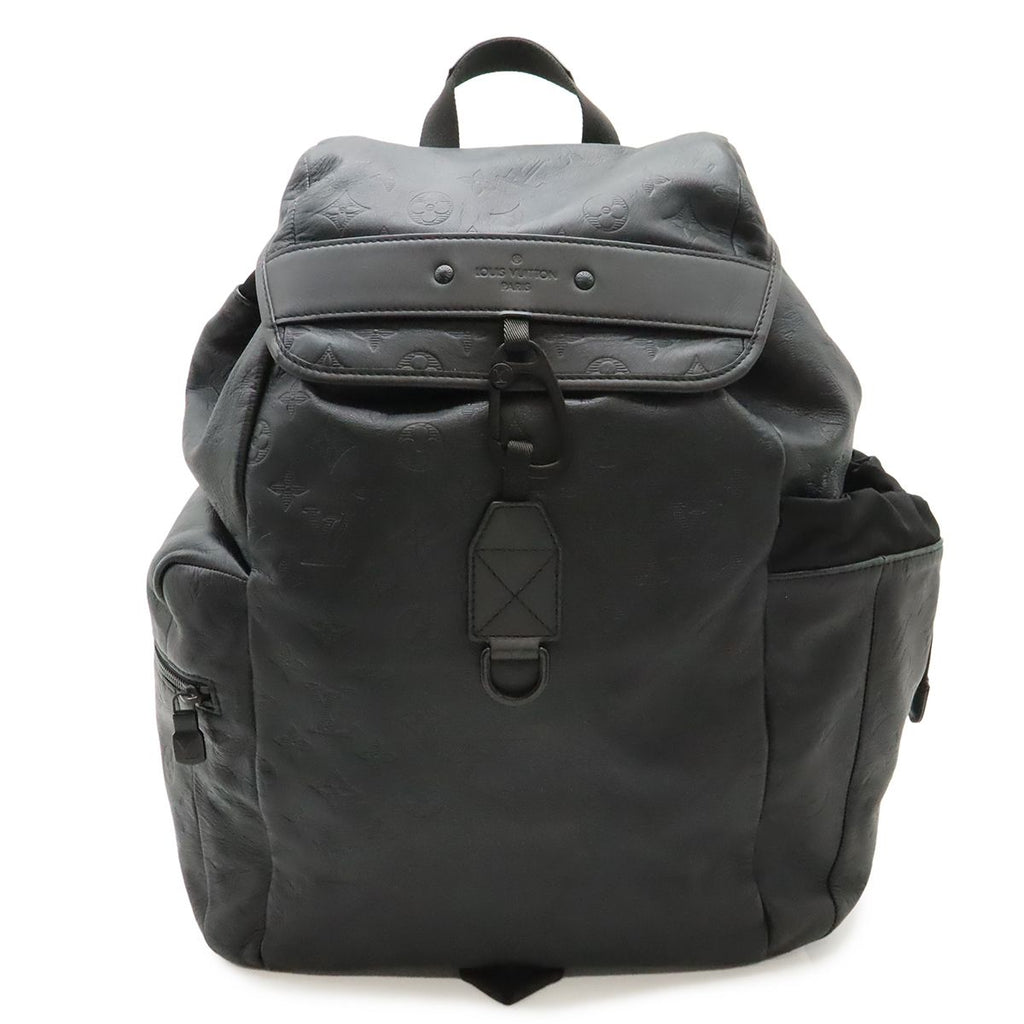 Louis Vuitton Monogram Shadow Discovery Backpack Noir Black